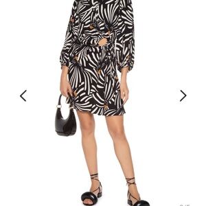 Farm Rio Ararissima Black Dress